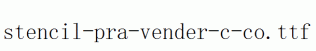 stencil-pra-vender-c-co.ttf