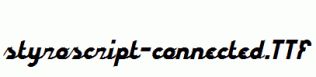 styroscript-connected.ttf