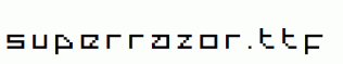 superrazor.ttf