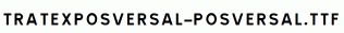 TRATEXPOSVERSAL-POSVERSAL.ttf