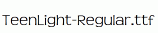 TeenLight-Regular.ttf