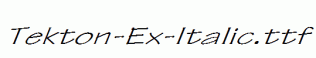 Tekton-Ex-Italic.ttf