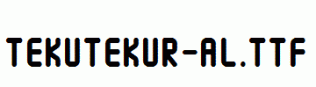 TekutekuR-Al.ttf