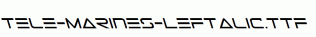Tele-Marines-Leftalic.ttf