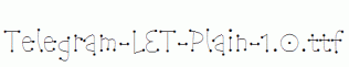 Telegram-LET-Plain-1.0.ttf