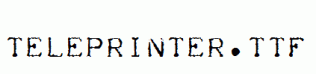 Teleprinter.ttf