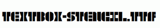 TextBox-Stencil.ttf