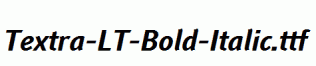 Textra-LT-Bold-Italic.ttf
