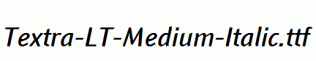 Textra-LT-Medium-Italic.ttf