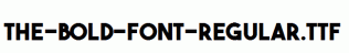 The-Bold-Font-Regular.ttf