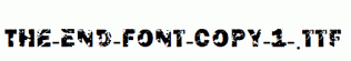 The-End-Font-copy-1-.ttf