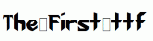 The-First.ttf