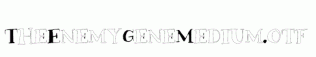 TheEnemyGeneMedium.otf