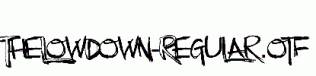 TheLowDown-Regular.otf
