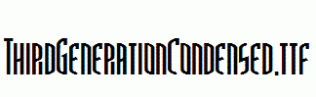 ThirdGenerationCondensed.ttf