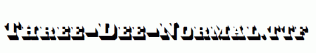 Three-Dee-Normal.ttf