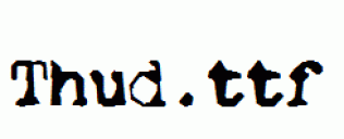 Thud.ttf
