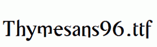 Thymesans96.ttf