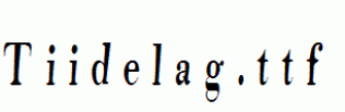 Tiidelag.ttf