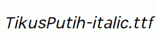 TikusPutih-italic.ttf