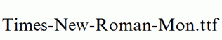 Times-New-Roman-Mon.ttf