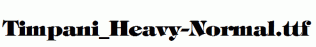 Timpani_Heavy-Normal.ttf