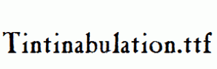 Tintinabulation.ttf