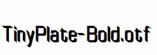 TinyPlate-Bold.otf
