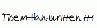 Tioem-Handwritten.ttf