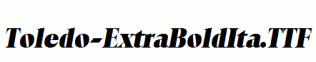 Toledo-ExtraBoldIta.ttf