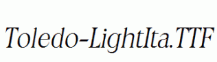 Toledo-LightIta.ttf
