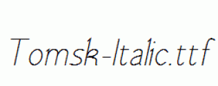 Tomsk-Italic.ttf