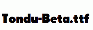 Tondu-Beta.ttf