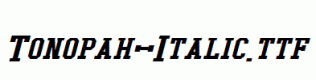 Tonopah-Italic.ttf