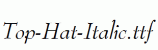Top-Hat-Italic.ttf