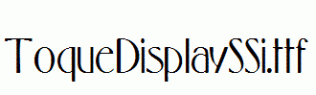 ToqueDisplaySSi.ttf