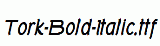 Tork-Bold-Italic.ttf
