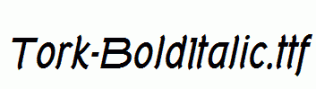 Tork-BoldItalic.ttf