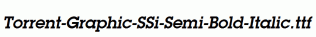 Torrent-Graphic-SSi-Semi-Bold-Italic.ttf