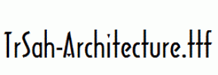 TrSah-Architecture.ttf