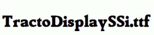 TractoDisplaySSi.ttf