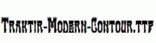 Traktir-Modern-Contour.ttf