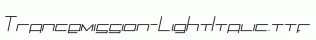Trancemission-LightItalic.ttf