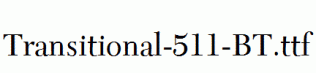 Transitional-511-BT.ttf