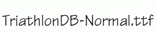 TriathlonDB-Normal.ttf
