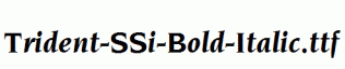 Trident-SSi-Bold-Italic.ttf