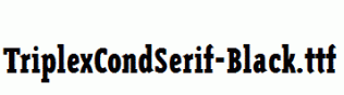 TriplexCondSerif-Black.ttf