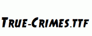 True-Crimes.ttf
