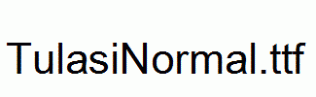 Tulasi-Normal.ttf