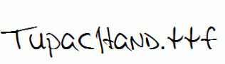 TupacHand.ttf